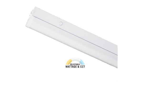 LED 8'  Covered Strip Fixture- Wattage & Color Selectable