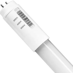 LED T8 2' Tube, Hybrid-A+B, 8W Single and Double Ended Power 35/4/5K  (QTY:12)